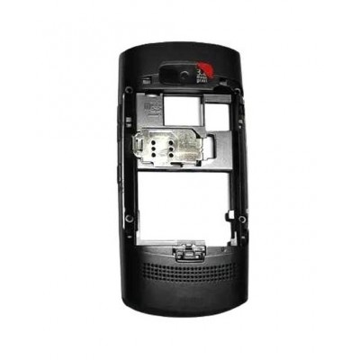 Lcd Frame Middle Chassis For Nokia Asha 303 Purple By - Maxbhi Com