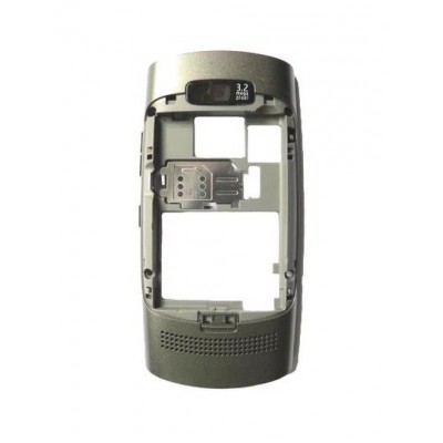 Lcd Frame Middle Chassis For Nokia Asha 303 White By - Maxbhi Com