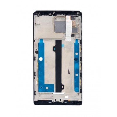 Lcd Frame Middle Chassis For Lenovo K920 Black By - Maxbhi Com