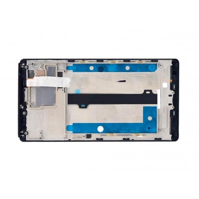 Lcd Frame Middle Chassis For Lenovo K920 Black By - Maxbhi Com