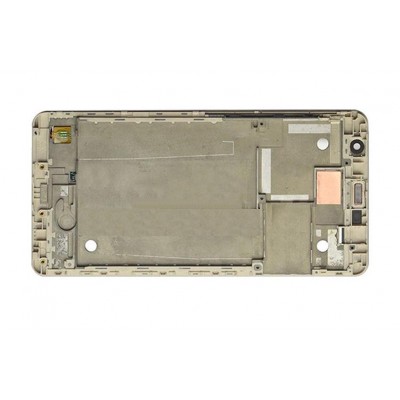 Lcd Frame Middle Chassis For Asus Zenfone 3 Deluxe 5 5 Zs550kl Black By - Maxbhi Com