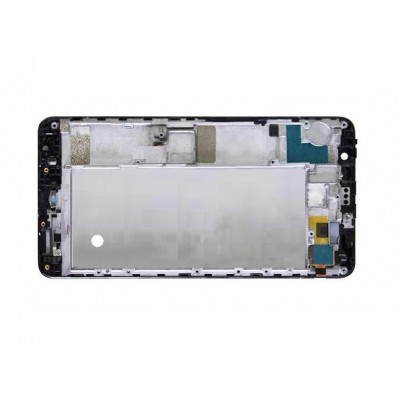 Lcd Frame Middle Chassis For Vodafone Smart Ultra 7 Black By - Maxbhi Com