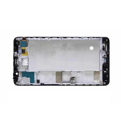 Lcd Frame Middle Chassis For Vodafone Smart Ultra 7 Black By - Maxbhi Com