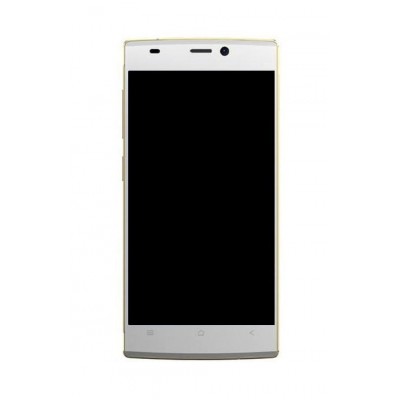 Lcd Frame Middle Chassis For Qmobile Noir Z6 Black By - Maxbhi Com