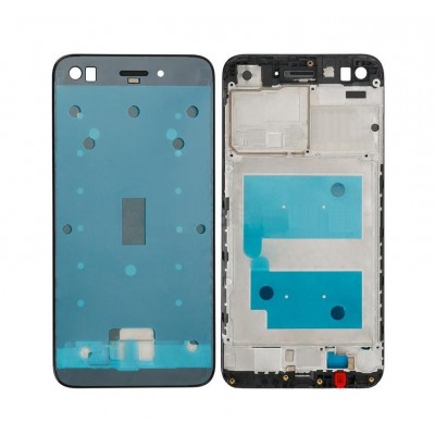 Lcd Frame Middle Chassis For Huawei Y6 Pro 2017 Black By - Maxbhi Com