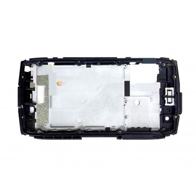 Lcd Frame Middle Chassis For Blackview Bv7000 Silver By - Maxbhi Com