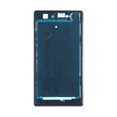 Lcd Frame Middle Chassis For Sony Xperia Z1s 4g Lte Black By - Maxbhi Com