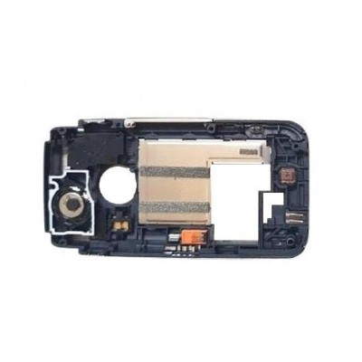Lcd Frame Middle Chassis For Nokia 6680 Black By - Maxbhi Com