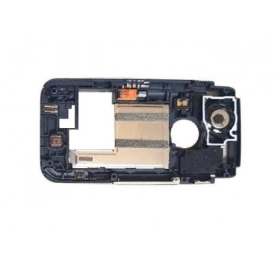 Lcd Frame Middle Chassis For Nokia 6680 Black By - Maxbhi Com
