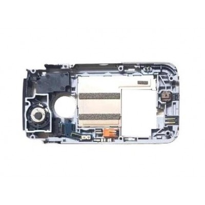 Lcd Frame Middle Chassis For Nokia 6680 Silver By - Maxbhi Com