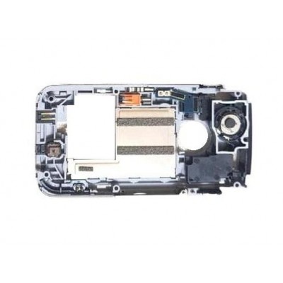Lcd Frame Middle Chassis For Nokia 6680 Silver By - Maxbhi Com
