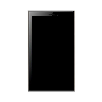 Lcd Frame Middle Chassis For Gaba A90 Brown By - Maxbhi Com