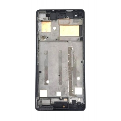 Lcd Frame Middle Chassis For Infinix Zero 2 X509 Black By - Maxbhi Com