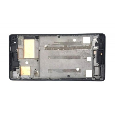 Lcd Frame Middle Chassis For Infinix Zero 2 X509 Black By - Maxbhi Com