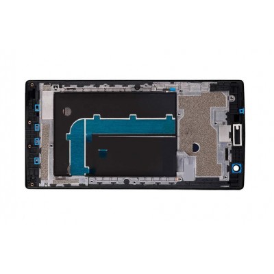 Lcd Frame Middle Chassis For Zte Zmax 2 White By - Maxbhi Com