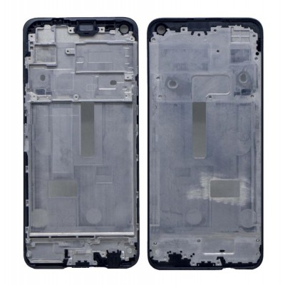 Lcd Frame Middle Chassis For Realme 7 Black By - Maxbhi Com