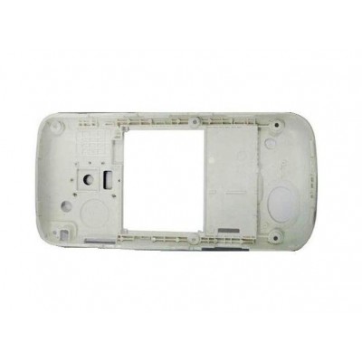 Lcd Frame Middle Chassis For Samsung Dual Sim Star Duos White By - Maxbhi Com