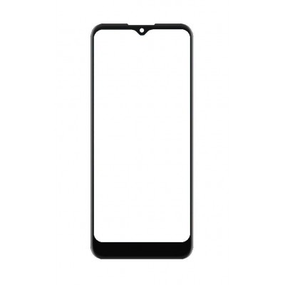Replacement Front Glass For Nokia C5 Endi Black By - Maxbhi Com