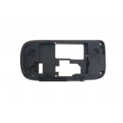 Lcd Frame Middle Chassis For Nokia 2200 Slide Black By - Maxbhi Com