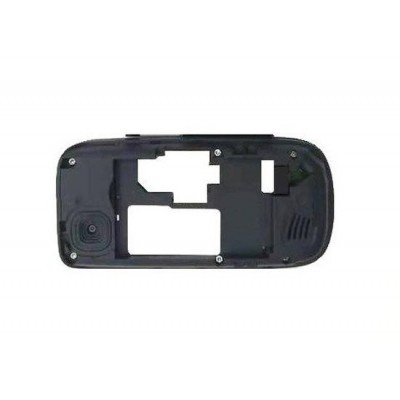 Lcd Frame Middle Chassis For Nokia 2220 Slide Blue By - Maxbhi Com