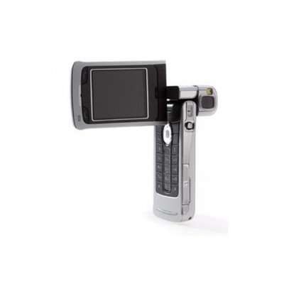 Lcd Frame Middle Chassis For Nokia N90 Silver By - Maxbhi Com