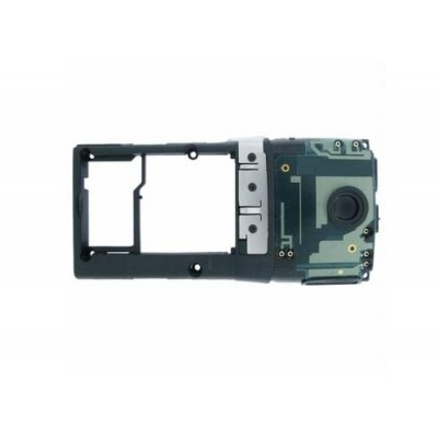 Lcd Frame Middle Chassis For Nokia N91 Blue By - Maxbhi Com