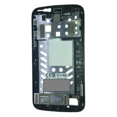 Lcd Frame Middle Chassis For Alcatel 7040f White By - Maxbhi Com