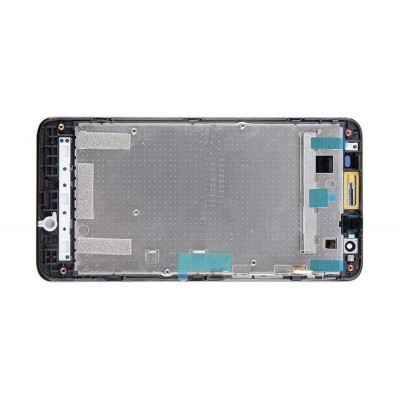 Lcd Frame Middle Chassis For Huawei Ascend G510 U8951 With Dual Sim White By - Maxbhi Com