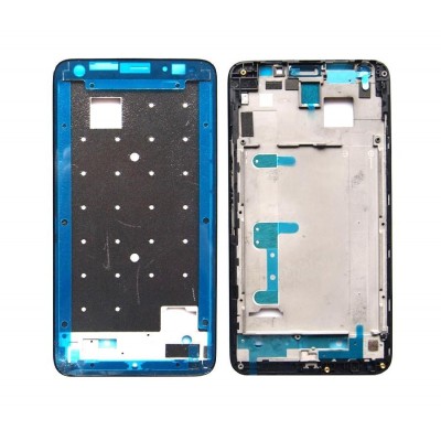 Lcd Frame Middle Chassis For Huawei Honor 3x G750 Black By - Maxbhi Com