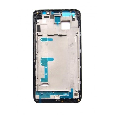Lcd Frame Middle Chassis For Huawei Honor 3x G750 Black By - Maxbhi Com