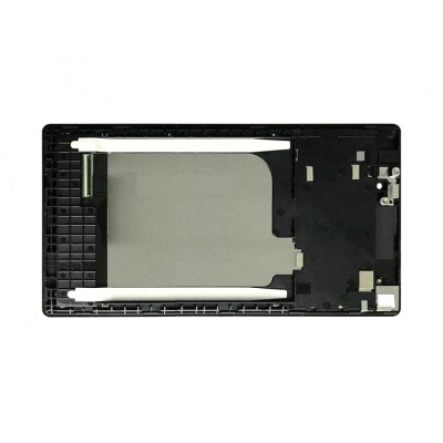 Lcd Frame Middle Chassis For Lenovo Tab 2 A720 Black By - Maxbhi Com