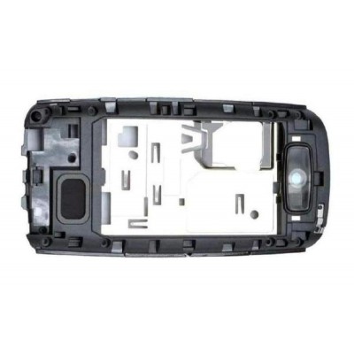 Lcd Frame Middle Chassis For Nokia Asha 306 Blue By - Maxbhi Com