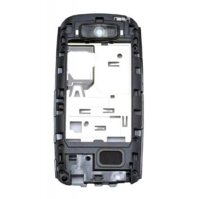 Lcd Frame Middle Chassis For Nokia Asha 306 Grey By - Maxbhi Com