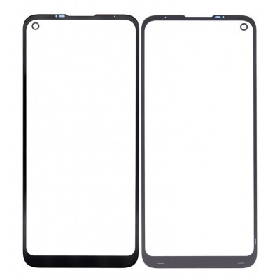 Replacement Front Glass For Motorola Moto G Fast Black By - Maxbhi Com