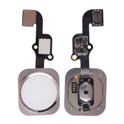 Home Button Complete For Apple Iphone 6 32gb White By - Maxbhi Com