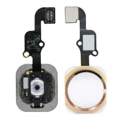 Home Button Complete For Apple Iphone 6s Gold By - Maxbhi Com