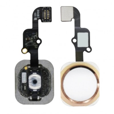 Home Button Complete For Apple Iphone 6s Rose Gold By - Maxbhi Com