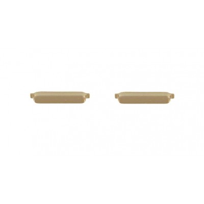 Volume Side Button Outer For Samsung Galaxy C7 Pro Gold By - Maxbhi Com