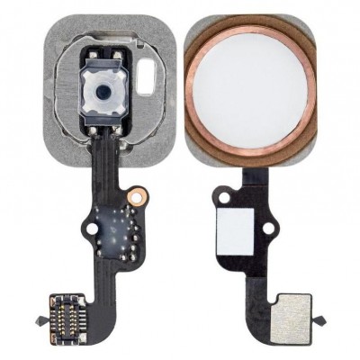 Home Button Complete For Apple Iphone 6s Plus Rose Gold By - Maxbhi Com