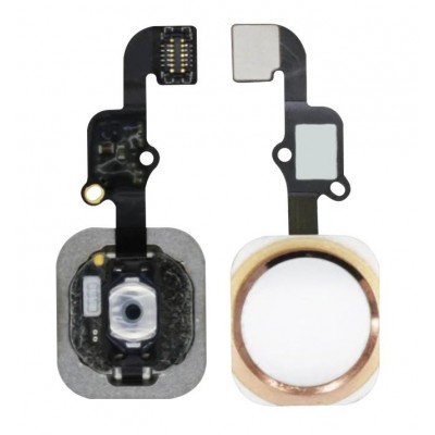 Home Button Complete For Apple Iphone 6 Plus 64gb Gold By - Maxbhi Com