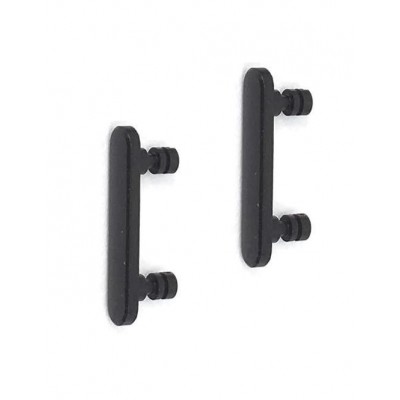 Volume Side Button Outer For Apple Iphone Xs Max Black By - Maxbhi Com