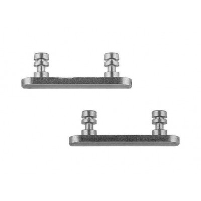 Volume Side Button Outer For Apple Iphone Xs Max Grey By - Maxbhi Com