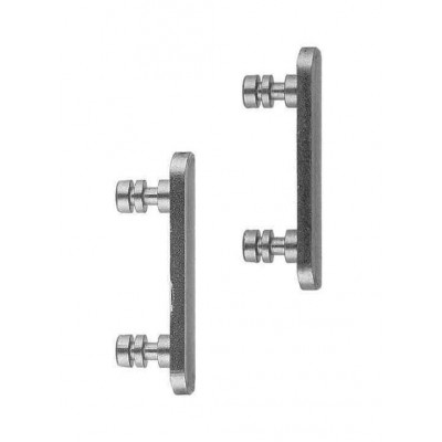 Volume Side Button Outer For Apple Iphone Xs Max Grey By - Maxbhi Com