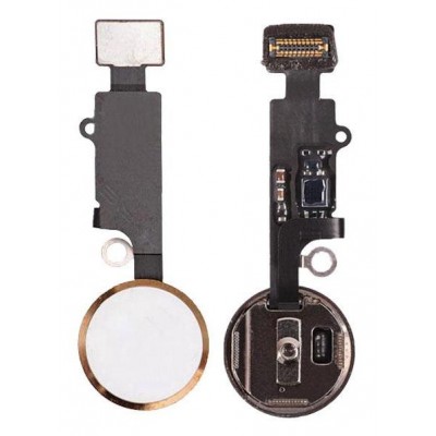 Home Button Complete For Apple Iphone 8 Plus Gold By - Maxbhi Com