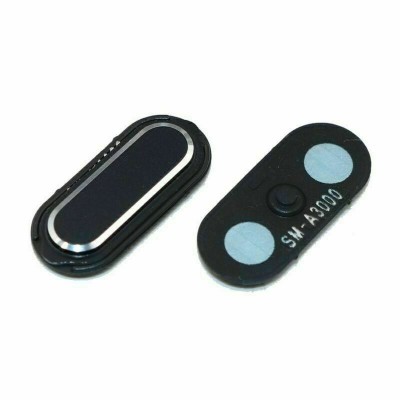 Home Button Outer For Samsung Galaxy A5 Sma500g Black By - Maxbhi Com