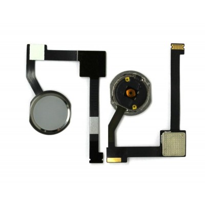 Home Button Complete For Apple Ipad Air 2 Wifi Plus Cellular With 3g Silver By - Maxbhi Com