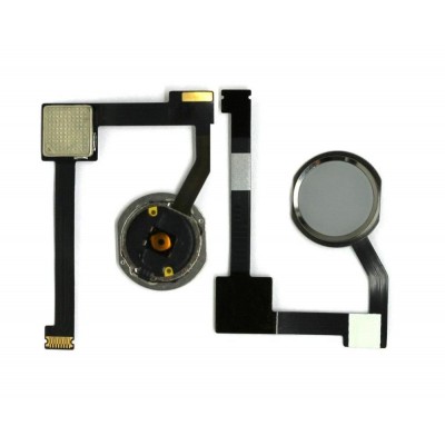 Home Button Complete For Apple Ipad Air 2 Wifi Plus Cellular With 3g Silver By - Maxbhi Com