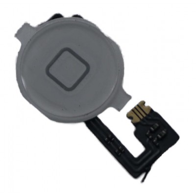 Home Button Complete For Apple Iphone 4 16gb White By - Maxbhi Com