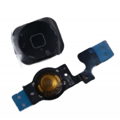 Home Button Complete For Apple Iphone 5c Cdma 16gb Black By - Maxbhi Com