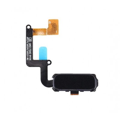 Home Button Complete For Samsung Galaxy A3 Sma300fu Black By - Maxbhi Com